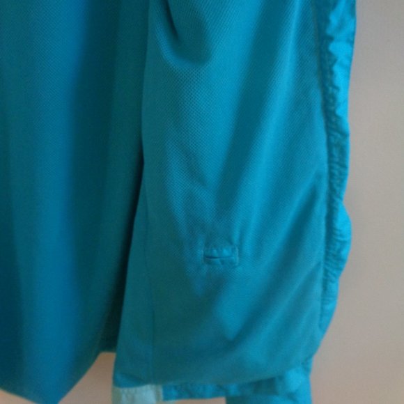 Lands End Windbreaker Jacket Lightweight Two Tone Full Front Zip - Picture 9 of 10